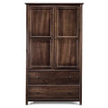 2-Door Solid Wood Armoire - 41x72x22