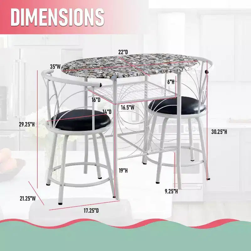 Kings Brand Furniture Somis Pub Dining Set