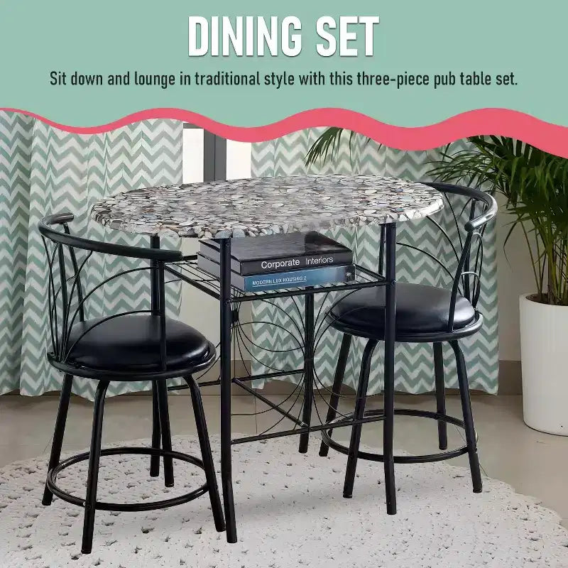 Kings Brand Furniture Somis Pub Dining Set