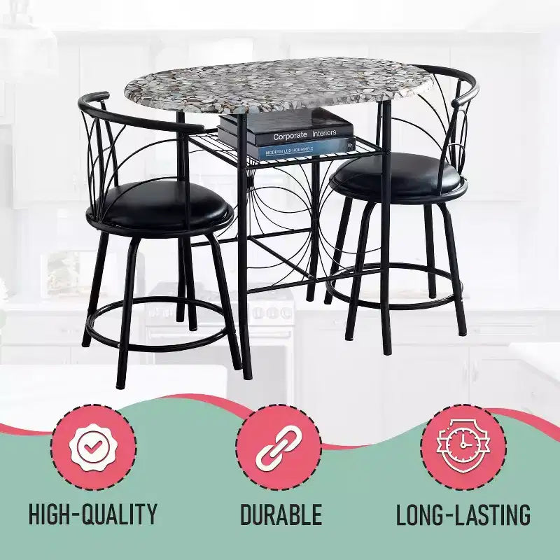 Kings Brand Furniture Somis Pub Dining Set