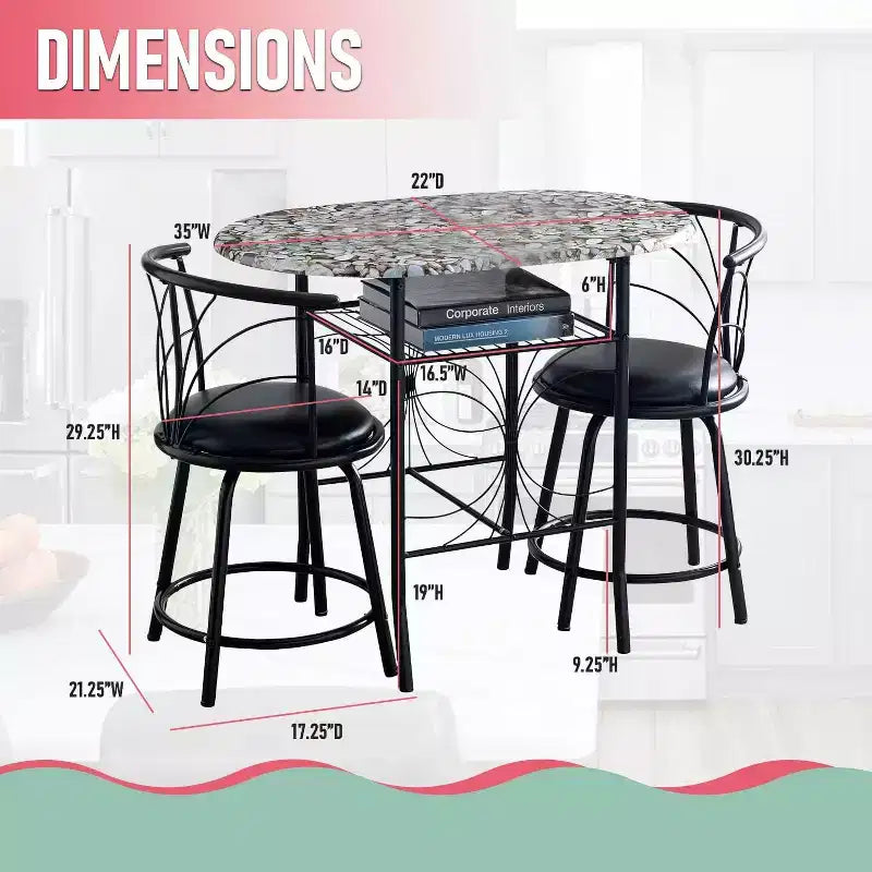 Kings Brand Furniture Somis Pub Dining Set