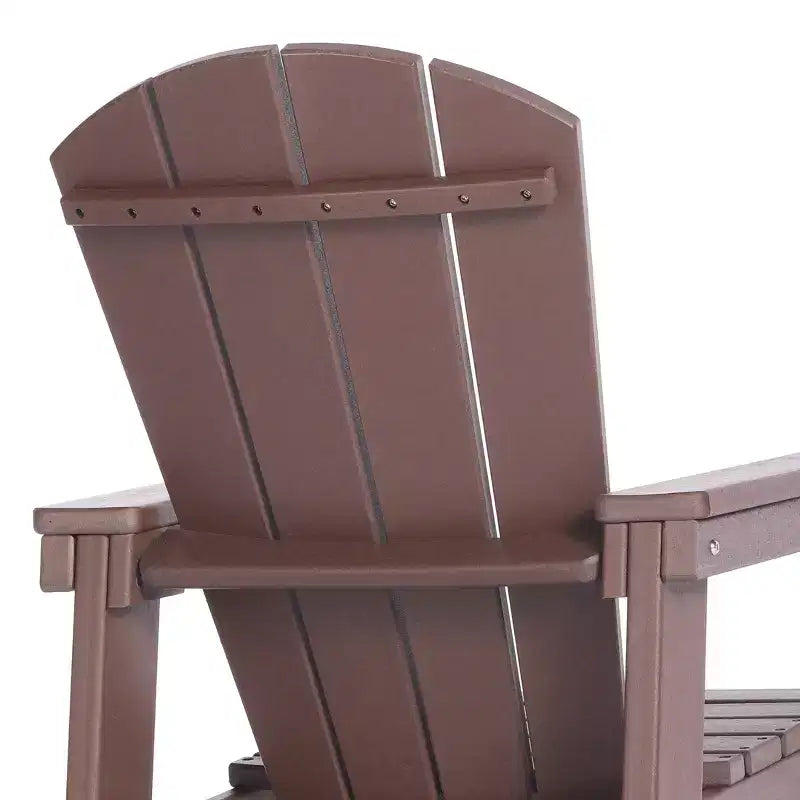 WestinTrends Malibu Kids 5-Piece HDPE Outdoor Square Patio Dining Table and Chairs Set