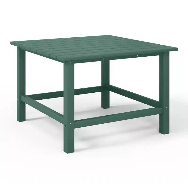 WestinTrends Malibu Kids 5-Piece HDPE Outdoor Square Patio Dining Table and Chairs Set
