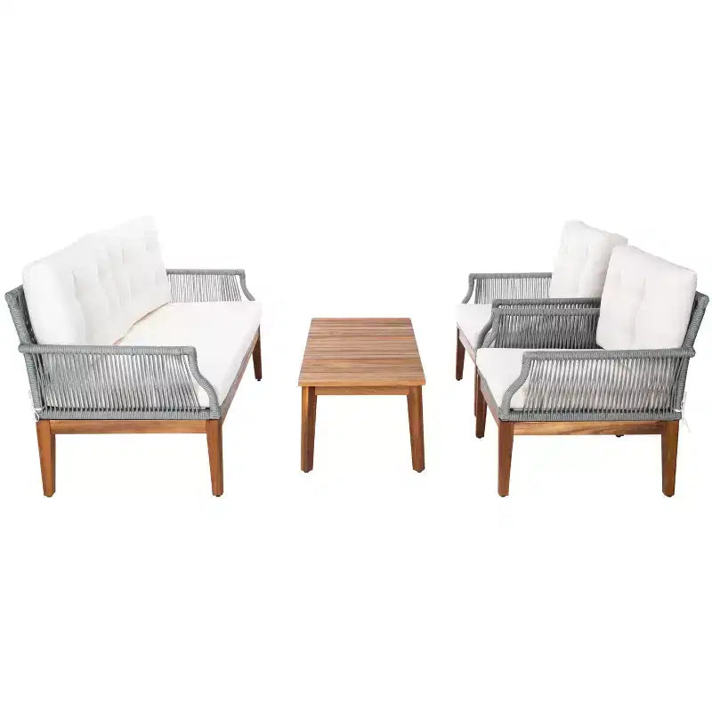 Winslo 4 Piece Living Set - Indoor/Outdoor - PAT7075 - Safavieh