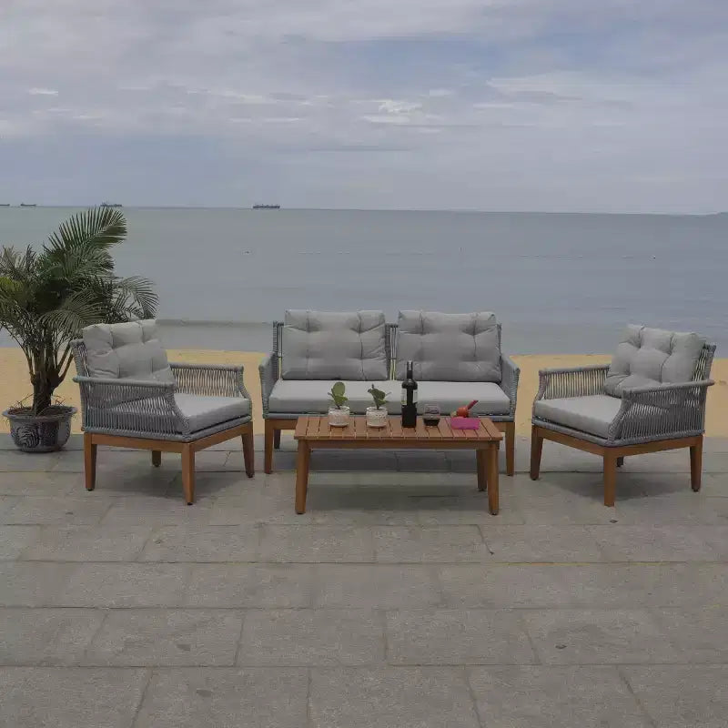 Winslo 4 Piece Living Set - Indoor/Outdoor - PAT7075 - Safavieh