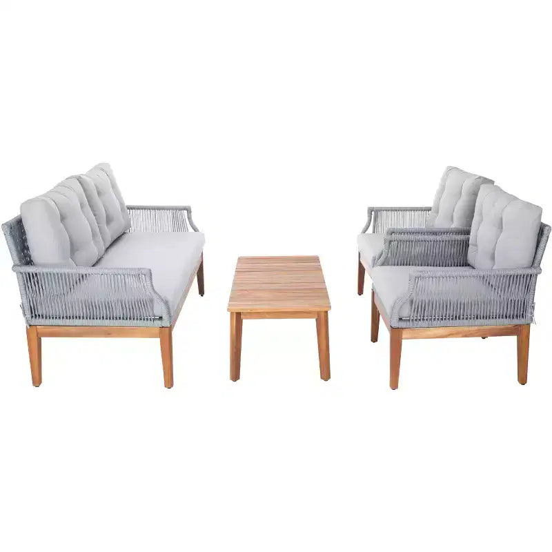 Winslo 4 Piece Living Set - Indoor/Outdoor - PAT7075 - Safavieh