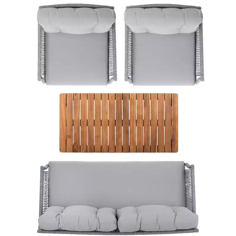 Winslo 4 Piece Living Set - Indoor/Outdoor - PAT7075 - Safavieh
