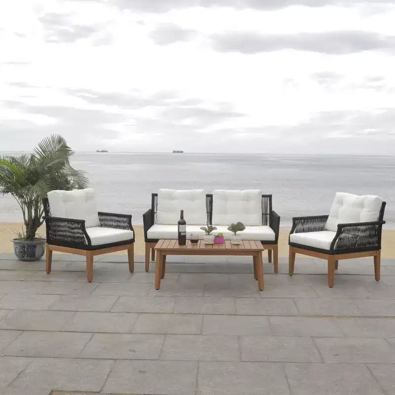 Winslo 4 Piece Living Set - Indoor/Outdoor - PAT7075 - Safavieh
