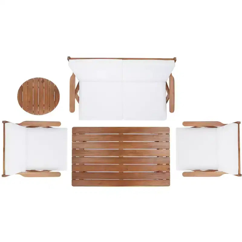 Dryad 5 Piece Living Set - Indoor/Outdoor - PAT7306 - Safavieh