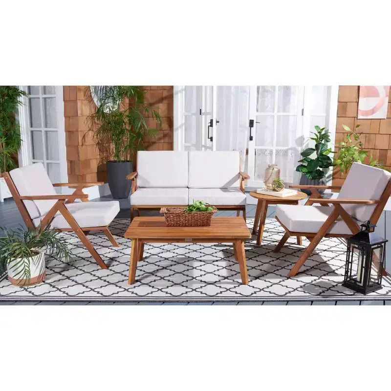 Dryad 5 Piece Living Set - Indoor/Outdoor - PAT7306 - Safavieh