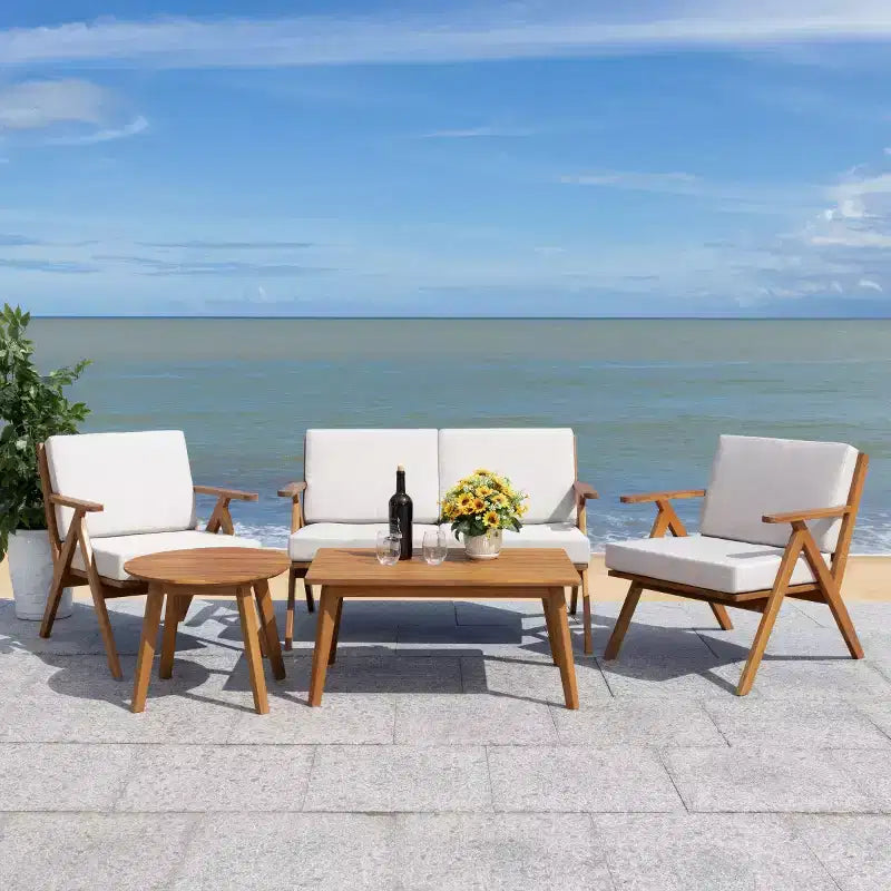 Dryad 5 Piece Living Set - Indoor/Outdoor - PAT7306 - Safavieh
