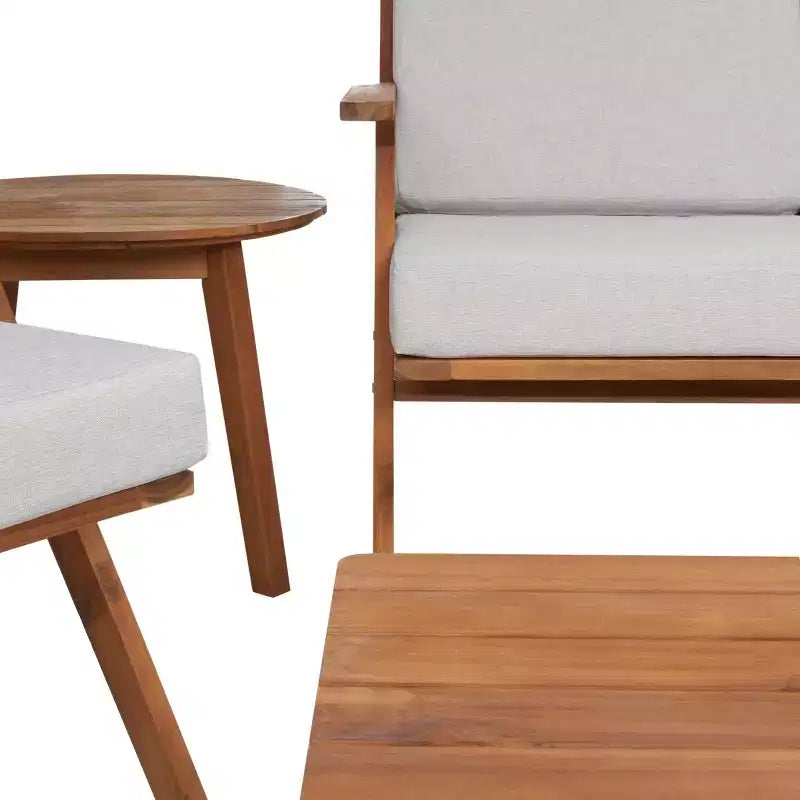 Dryad 5 Piece Living Set - Indoor/Outdoor - PAT7306 - Safavieh