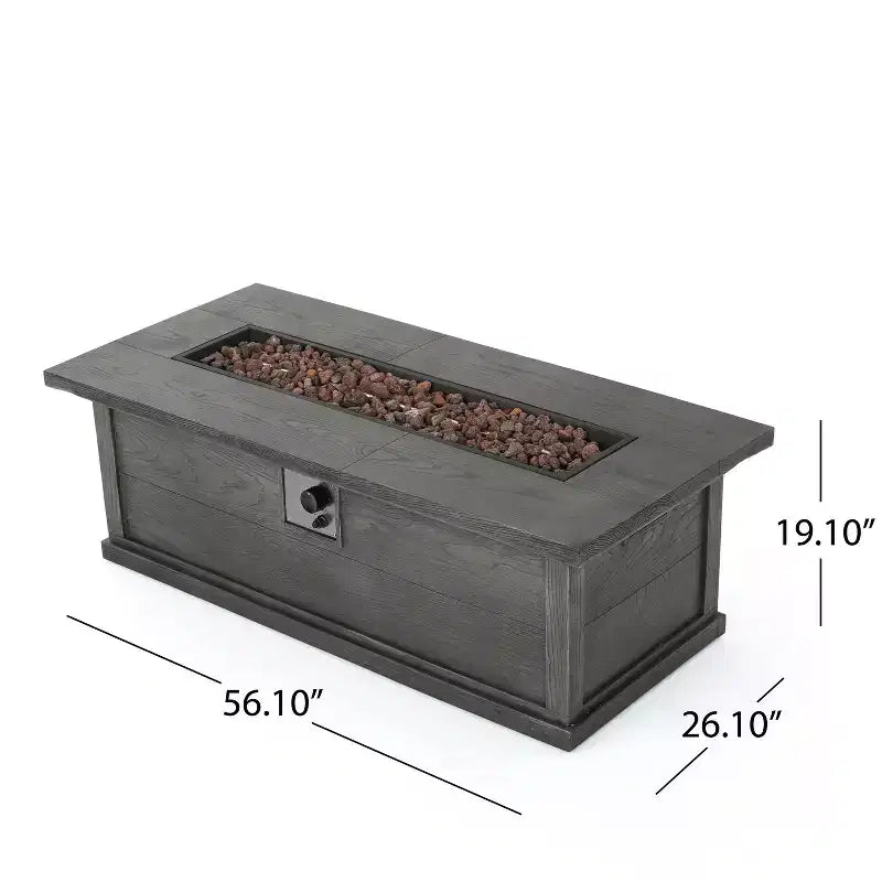 Christopher Knight Home Lucia Outdoor Wicker and Iron 4 Seater Chat Set with Fire Pit