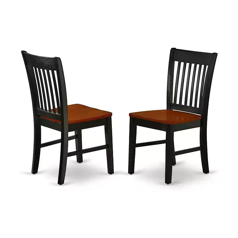 HomeStock 9 Piece Dining Room Table Set Black Cherry Square Table with Butterfly Leaf