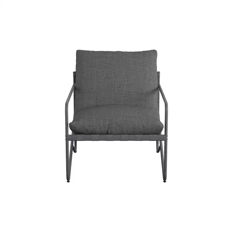 Novogratz Wrenn 4-Piece Sling and Cushion Conversation Set
