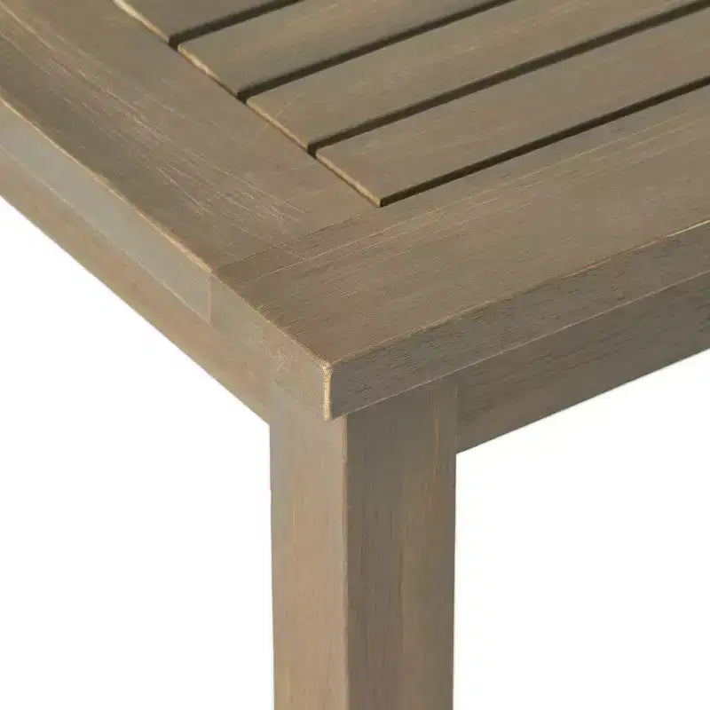 GDFStudio Keanu Outdoor Acacia Wood Loveseat and Coffee Table Set with Cushions
