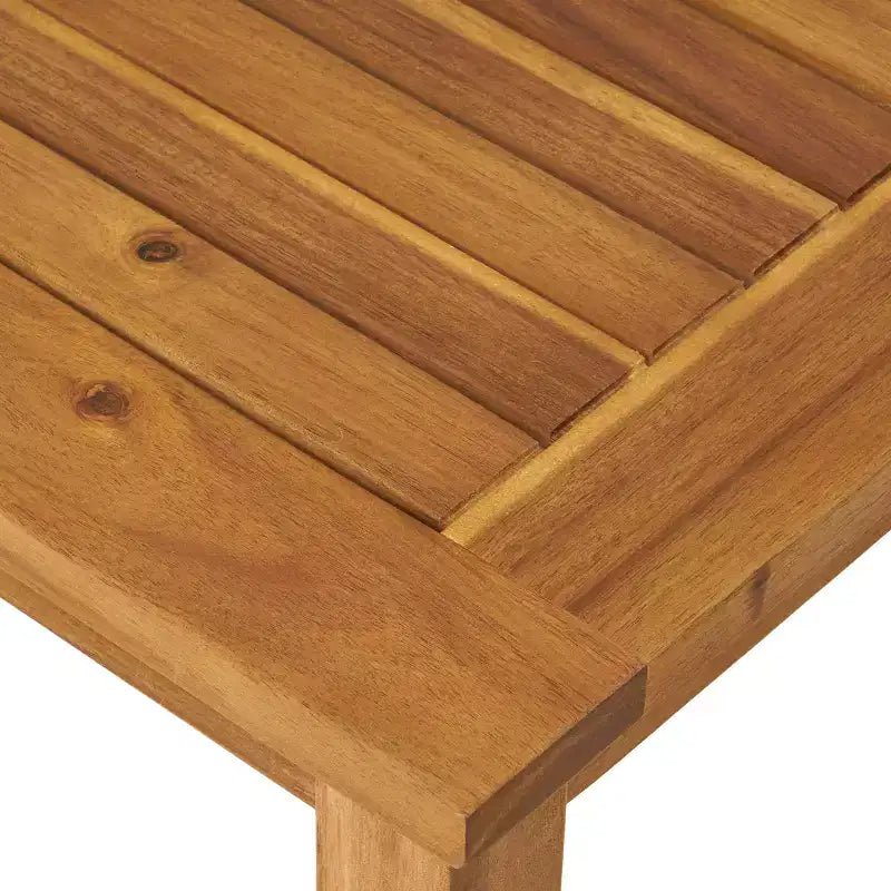 GDFStudio Keanu Outdoor Acacia Wood Loveseat and Coffee Table Set with Cushions