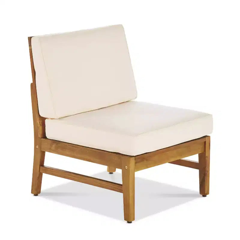 Christopher Knight Home Perla Outdoor 8 Seater Acacia Wood Chat Set with Cushions