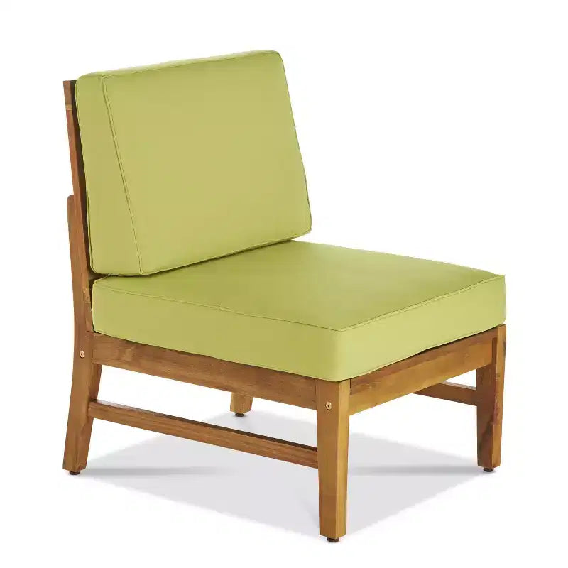 Christopher Knight Home Perla Outdoor 8 Seater Acacia Wood Chat Set with Cushions