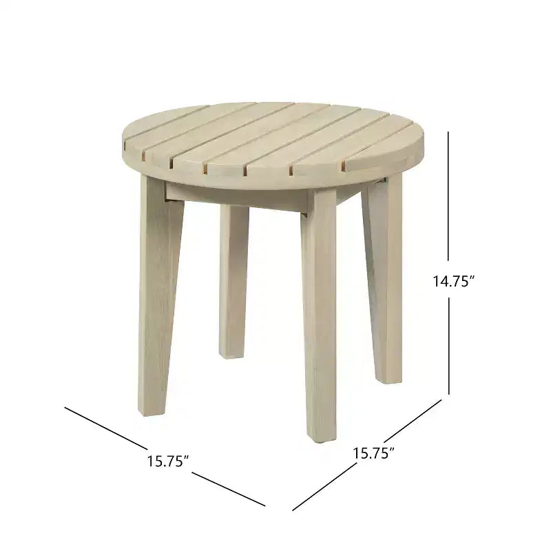 Christopher Knight Home Bennett Rustic 3 Piece Patio Acacia Wood Club Chairs with Round Accent Table