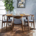 Christopher Knight Home Francie Mid Century Modern Fabric Upholstered 5 Piece Dining Set