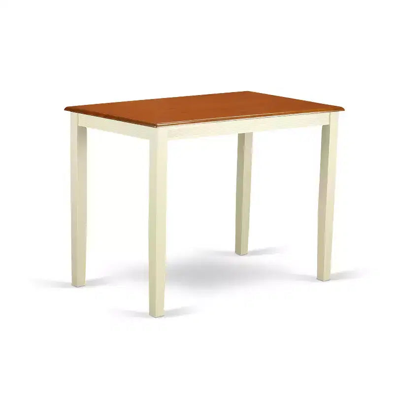Rubber Wood Counter Height Dining Set Transitional Style 135