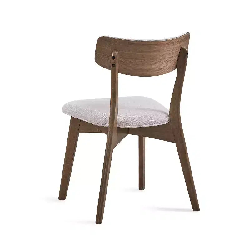 GDFStudio Megann Mid-Century Modern Wood Fabric Upholstered 5 Piece Dining Set