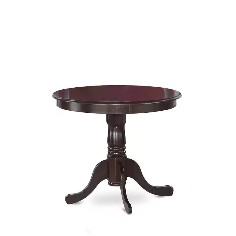 HomeStock Belmont Kitchen Table Set-Kitchen Table And Dining Chairs, Cappuccino