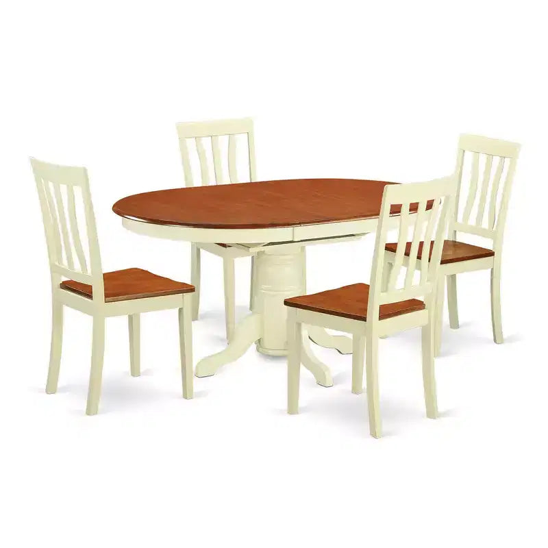 Dining Room Set - Kitchen Dinette Table And 4 Kitchen Chairs