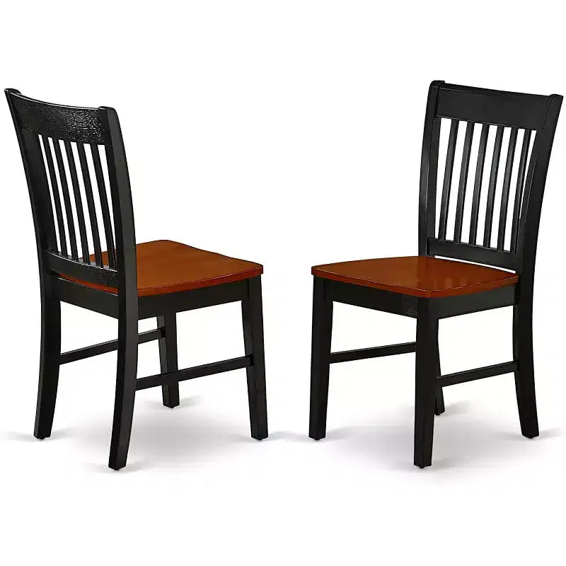 HomeStock Belmont 9Pc Square 36/54 Inch Family Table With 18 In Butterfly Leaf And 8 Wood Seat Dining Chairs