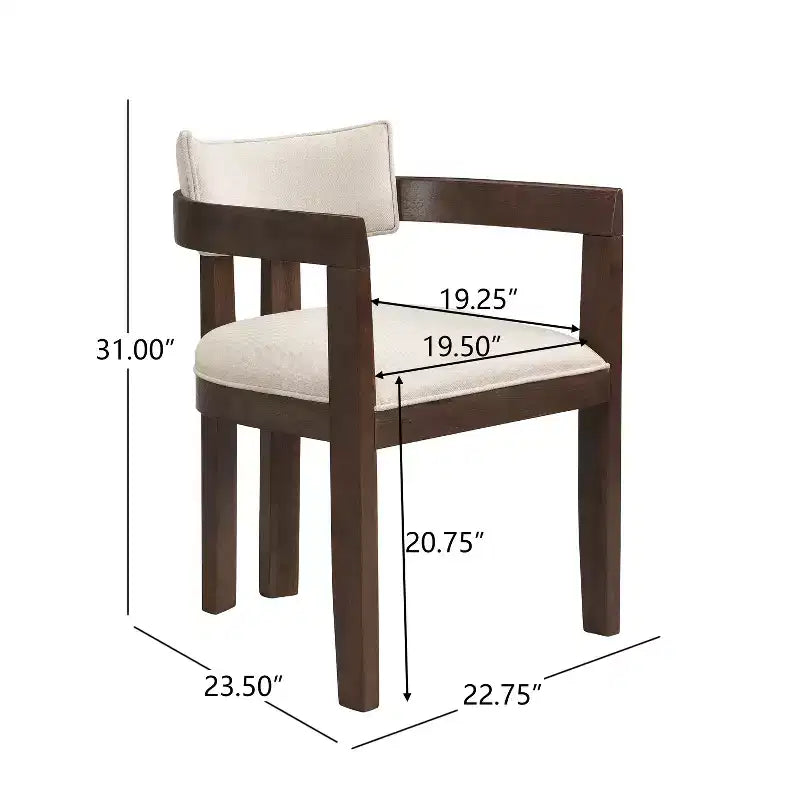 Christopher Knight Home Evangeline Contemporary 7 Piece Rubberwood Upholstered Dining Set with Oversized Rectangular Table