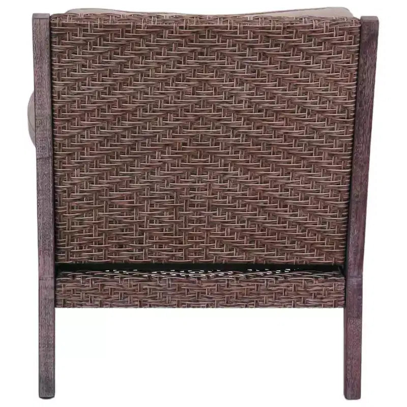 Courtyard Casual Bridgeport II 3 pc Club Chair Set Includes: Two Club Chairs and One End Table
