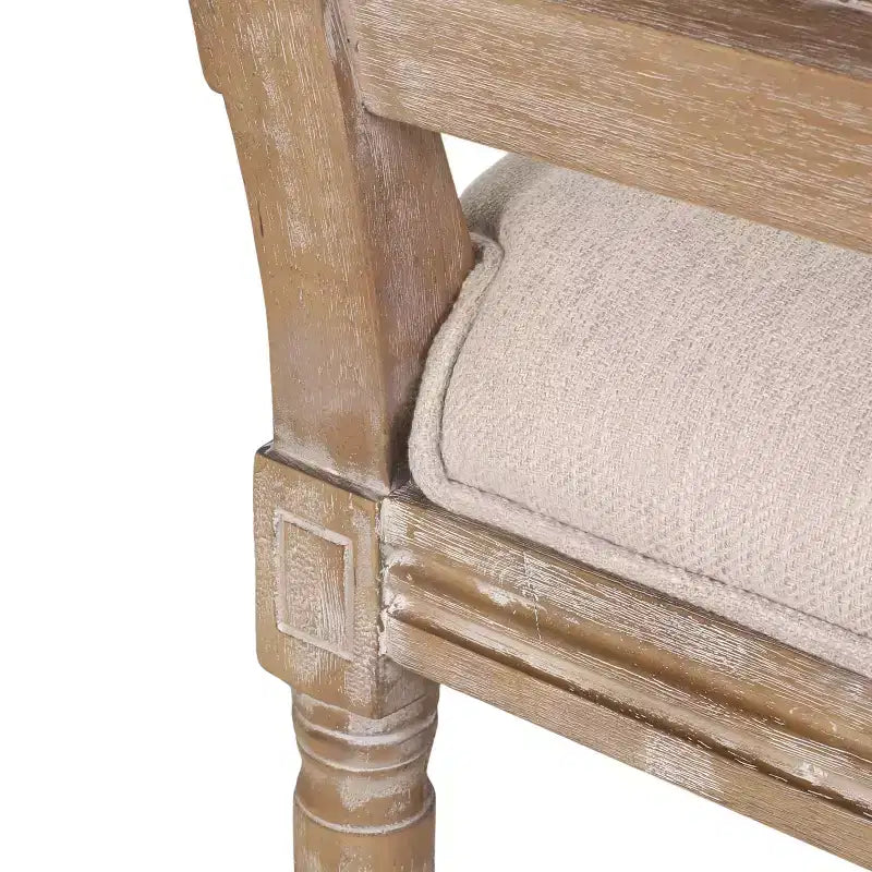 Christopher Knight Home Pampas French Country Fabric Upholstered Wood and Cane 7 Piece Expandable Dining Set