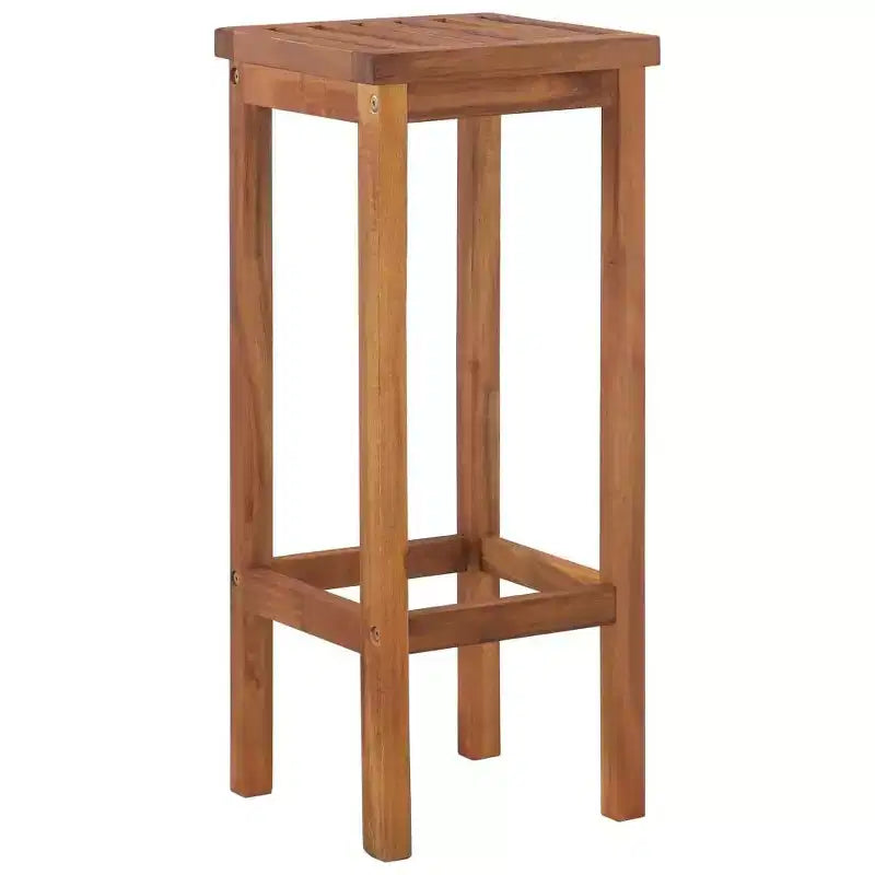 vidaXL Patio Bar Set Garden Outdoor Balcony Table and Chair Solid Wood Acacia