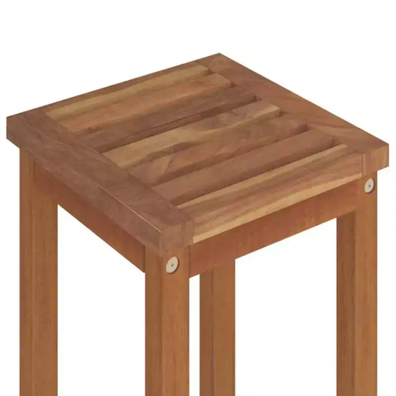 vidaXL Patio Bar Set Garden Outdoor Balcony Table and Chair Solid Wood Acacia
