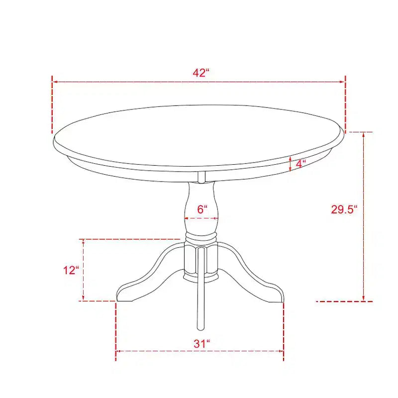 HomeStock 5-Piece Wire Brushed Black Finish Solid Wood Top Dining table with 4 Chairs