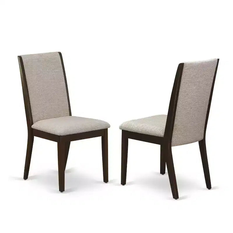Mid Century Dining Table Set - 3 Piece Kitchen Table & Chairs - Modern Parsons Design