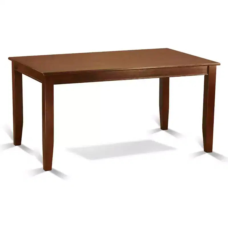 Mid-Century Dining Set - 7Pc Rectangular Table & 6 Chairs - Modern Retro Design