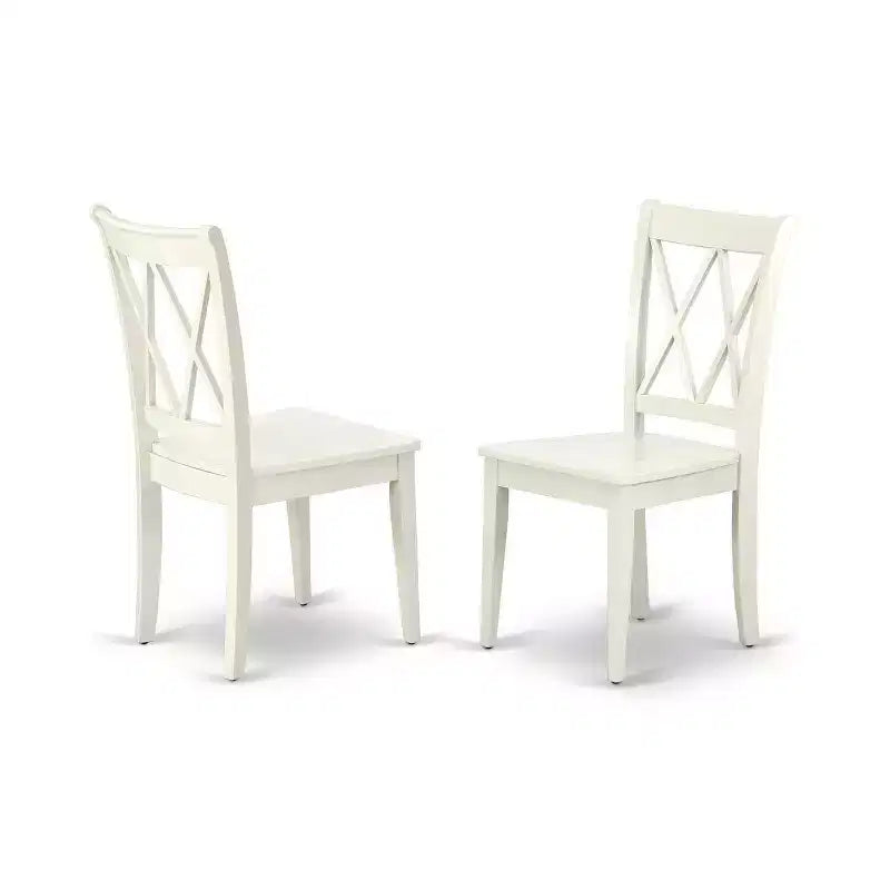 Round Dining Table Set 5pc 20-42 Inch Table w/ Drop Leaves & 4 Chairs