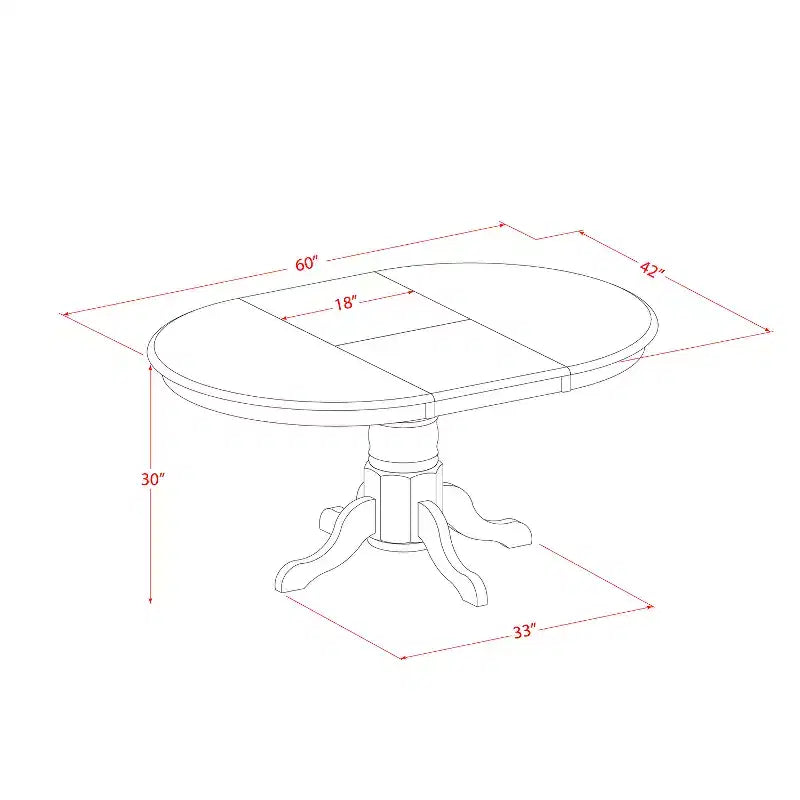 HomeStock 7-Piece Linen White Finish Solid Wood Top Dining Table with 6 Chairs