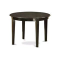 5 Piece Dinette Set - Retro Kitchen Table & Chairs - Round Dining Table for 4 - Cappuccino Finish