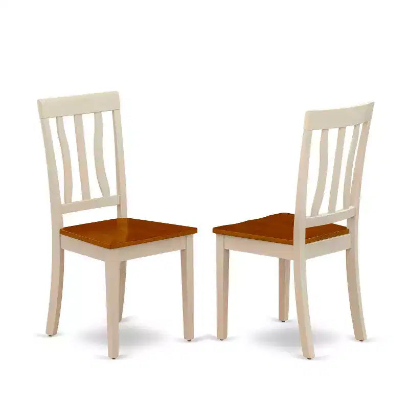 Mid-Century Dining Table Set 7 Piece - Modern Kitchen Table & Chairs