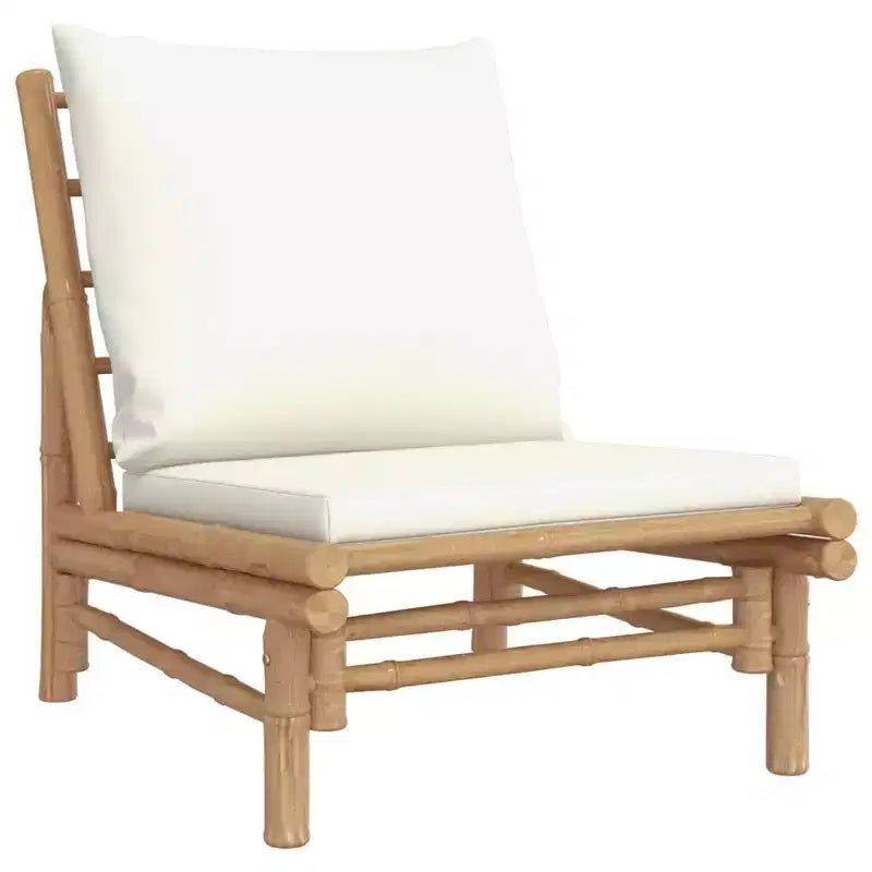 vidaXL Garden Lounge Set Natural Bamboo,