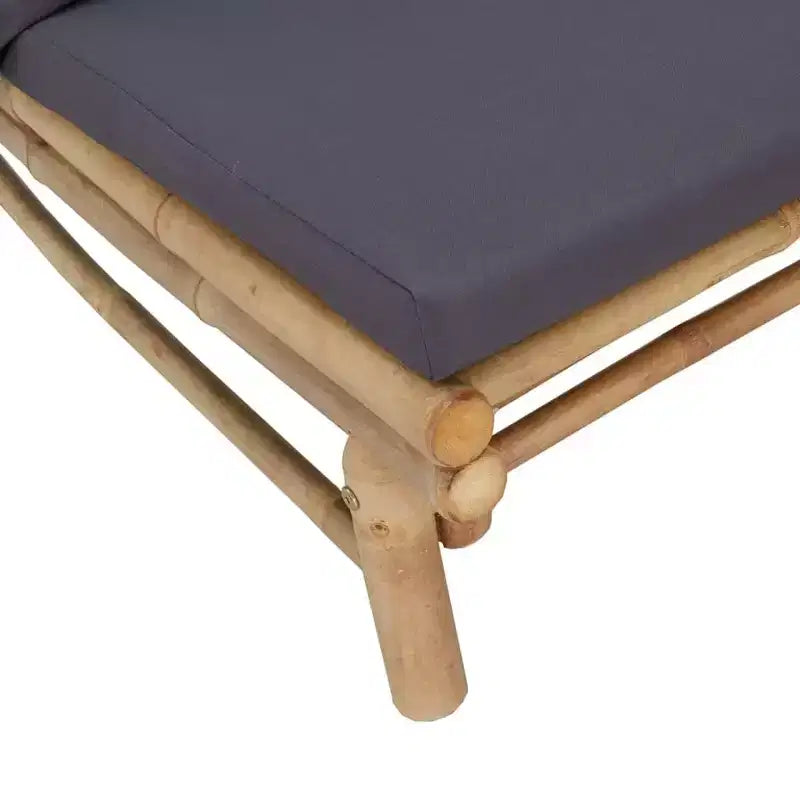 vidaXL Garden Lounge Set Natural Bamboo,