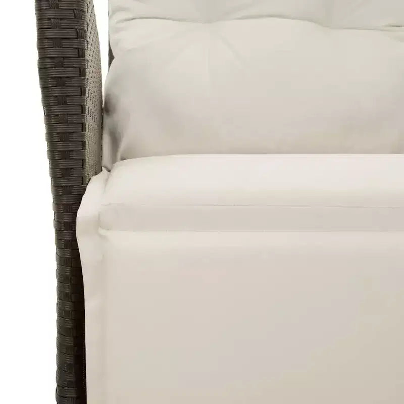 vidaXL Modern Garden Dining Set in Wicker