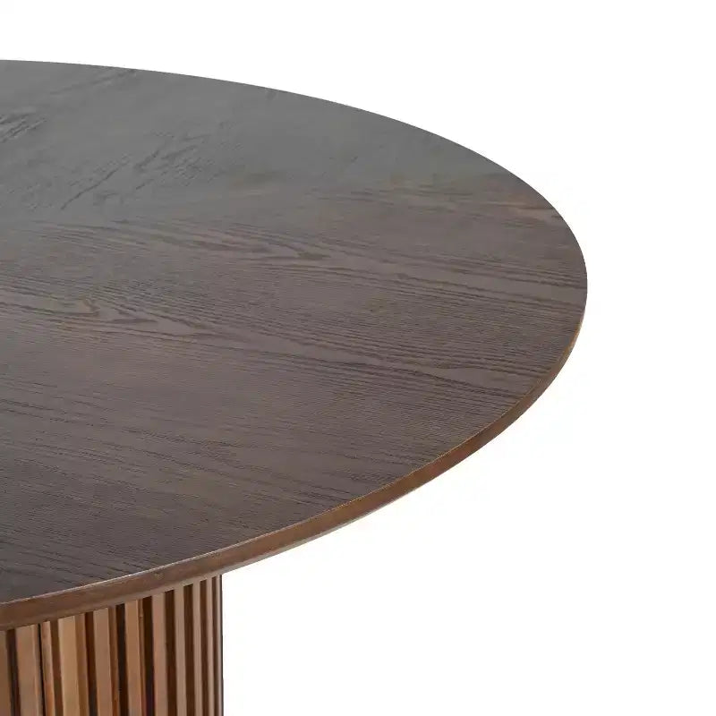 Christopher Knight Home Arvind Modern 5 Piece Rubberwood Linen Upholstered Dining Set with Round Table