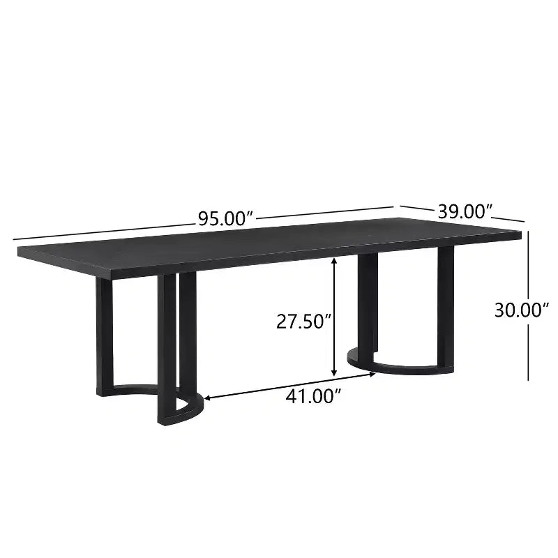 Christopher Knight Home Harish Modern 7 Piece Rubberwood Linen Upholstered Dining Set with Rectangular Table