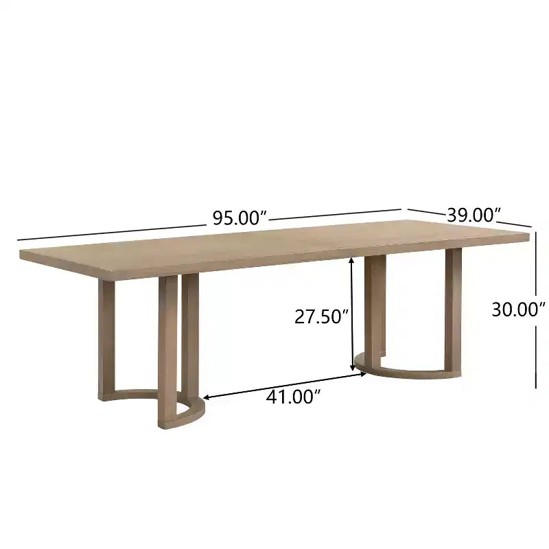 Christopher Knight Home Harish Modern 7 Piece Rubberwood Linen Upholstered Dining Set with Rectangular Table