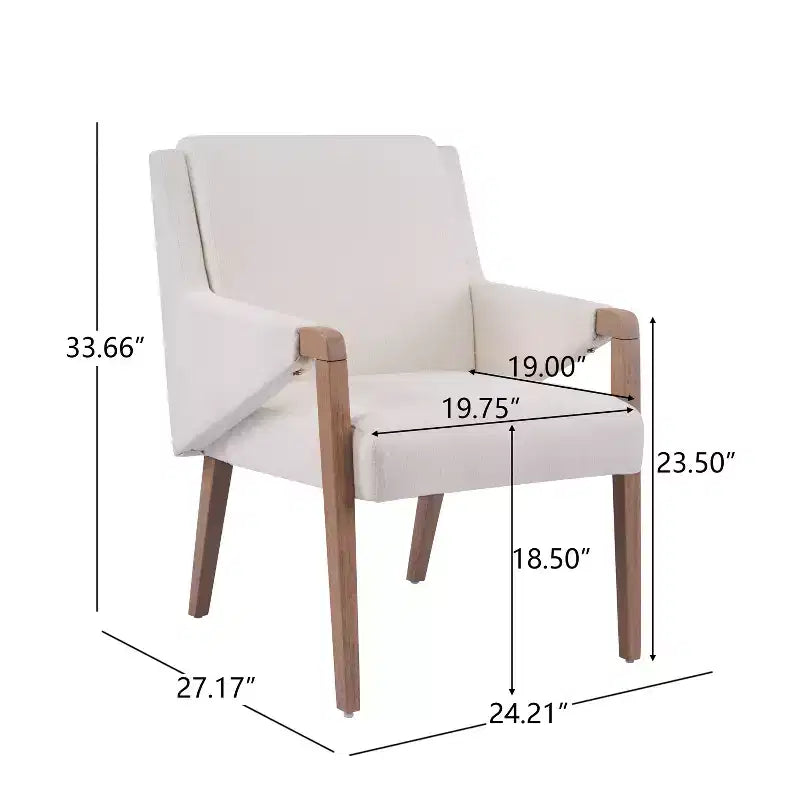 Christopher Knight Home Selena 7 Piece Mid-Century Modern Upholstered Dining Chairs with Rectangle Table