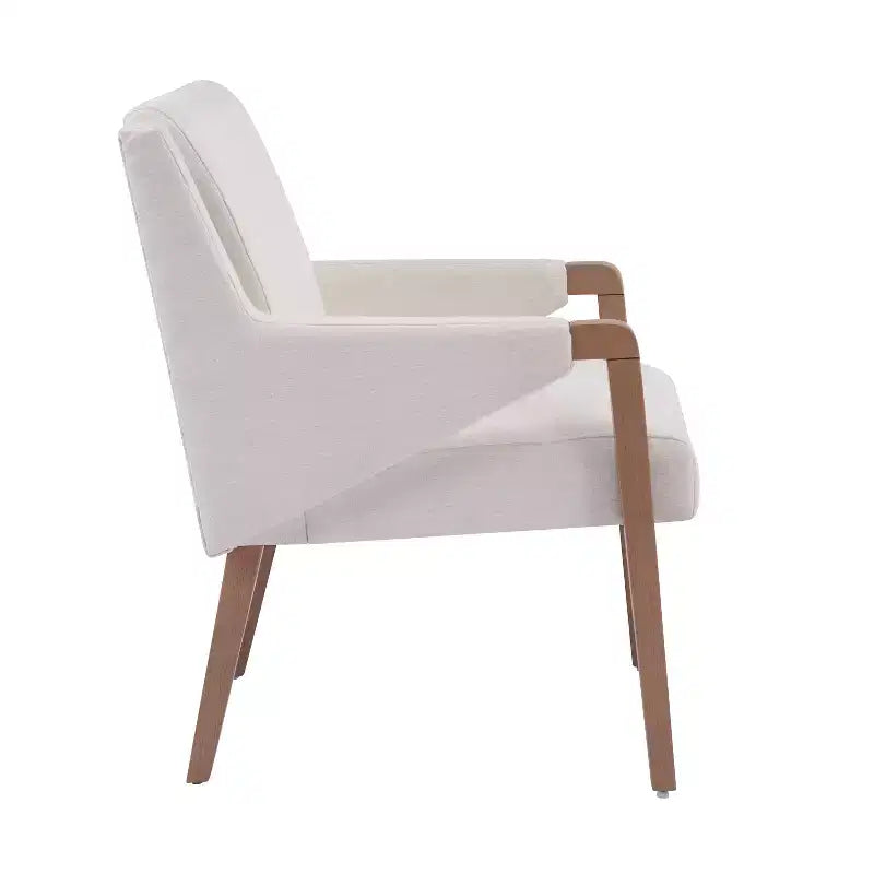 Christopher Knight Home Selena 7 Piece Mid-Century Modern Upholstered Dining Chairs with Rectangle Table